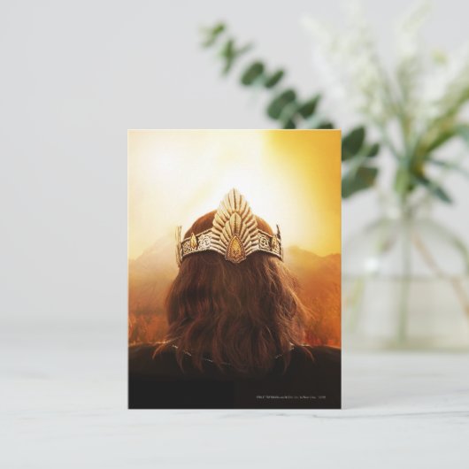 Back of Head with Crown Postkarte (Stehend Vorderseite)
