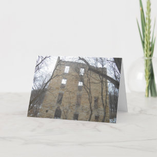“Back of Oxford Mill Ruins” Christmas Card Karte