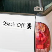 Back Off Autoaufkleber (Auf Lkw)