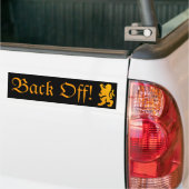 Back Off Autoaufkleber (Auf Lkw)