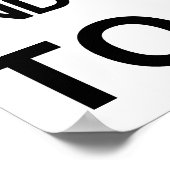 BACK OFF I HAVE A SISTER POSTER (Ecke)