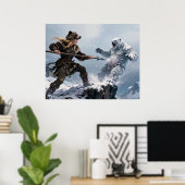 Back Off Poster (Heimbüro)