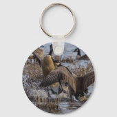 Back Off Schlüsselanhänger (Vorderseite)