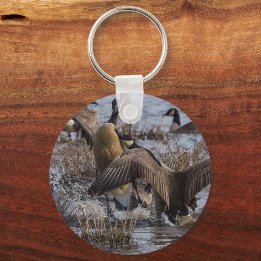 Back Off Schlüsselanhänger (Vorderseite)