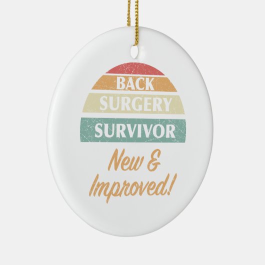 Back Operation Survivor Spaß Keramik Ornament (Rechts)