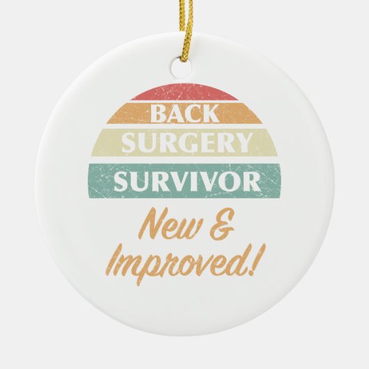 Back Operation Survivor Spaß Keramik Ornament (Vorne)