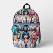 Back Pack-Comic 1 Bedruckter Rucksack (Vorderseite)