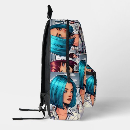 Back Pack-Comic 1 Bedruckter Rucksack (Links)