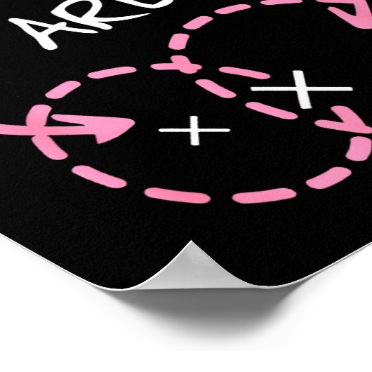 Back Pain In This Area Funny  Poster (Ecke)