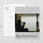 Back Porch Pickin Postkarte (Vorne/Hinten)
