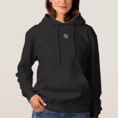 Back Print Hoodie Trend Abstrakt Lavendel Violet (Vorderseite)