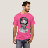 Back Print Techno Music Vaporwave Edm Party Raver T-Shirt (Vorne ganz)