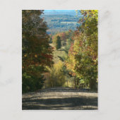 Back Road Vermont Postkarte (Vorderseite)