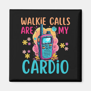 Back School Psychologin Aba Sped Walkie Anrufe sin Magnet