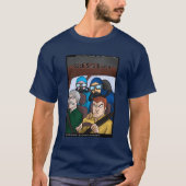 Back Seat Divers Funny Rick London Comic T-Shirt (Vorderseite)