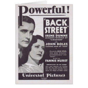 Back Street 1932 Irene Dunne Film und