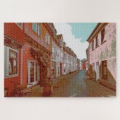 Back Street Germany Digitaler Impressionist Pop Ar Puzzle (Horizontal)