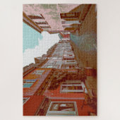 Back Street Germany Digitaler Impressionist Pop Ar Puzzle (Vertikal)