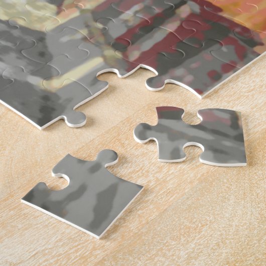 Back Streets of Cyprus Travel Poster Style Art Puzzle (Seite)