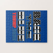 "Back The Blue" - Trump 2020 Puzzle (Horizontal)