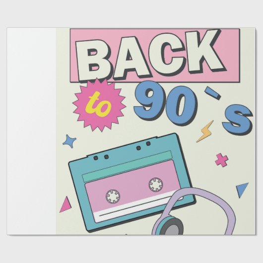 Back to 90 geschenkpapier (Flach)