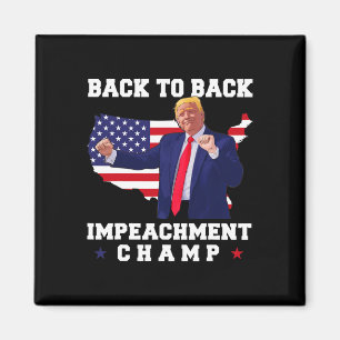 Back-to-Back-Impeachment-Champ Trump tanzt lustig Magnet