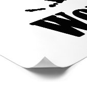 Back-to-Back WW Champs, USA Shape Poster (Ecke)