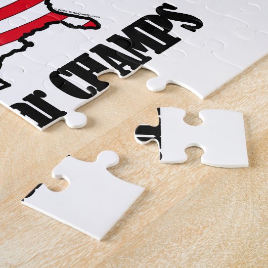 Back-to-Back WW Champs, USA Shape Puzzle (Seite)