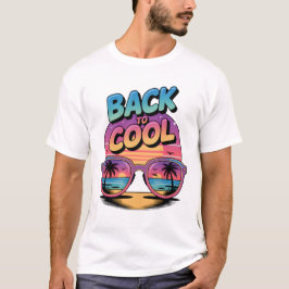 Back to Cool Retro Sunset Design – 80’s Inspired  T-Shirt