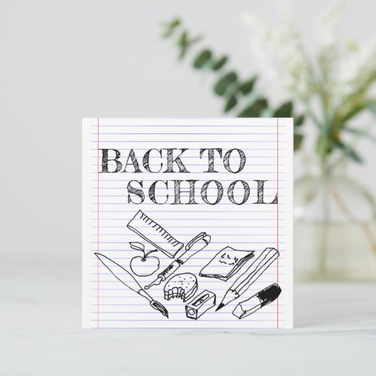 Back to School (Stehend Vorderseite)