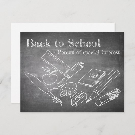 Back to School (Vorne/Hinten)