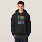 Back To School 2nd Grade Vibes Second Grade Teache Hoodie (Vorne ganz)