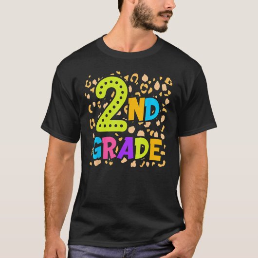 Back To School 2nd Second Grade Teacher Student Ki T-Shirt (Vorderseite)