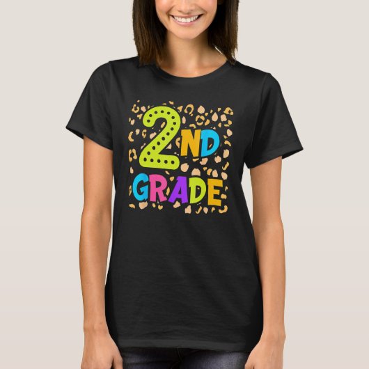 Back To School 2nd Second Grade Teacher Student Ki T-Shirt (Vorderseite)