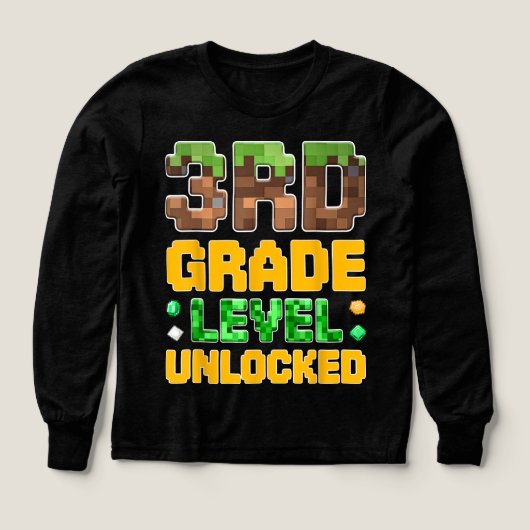 Back to School 3rd Grade Boys Gamer (Design Vorderseite)