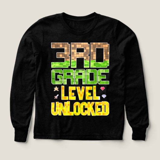 Back to School 3rd Grade Boys Gamer (Design Vorderseite)