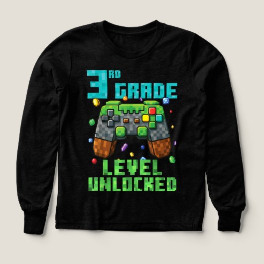 Back to School 3rd Grade Boys Gamer (Design Vorderseite)