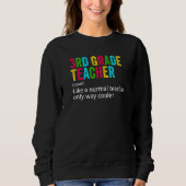 Back To School 3rd Grade Teacher Team Definition Sweatshirt (Vorderseite)