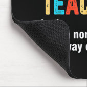 Back To School 5th Grad Teacher Team Fun Definiti Mousepad (Ecke)