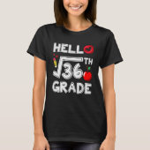 Back To School 6th Grade Square Root Of 36 Teacher T-Shirt (Vorderseite)