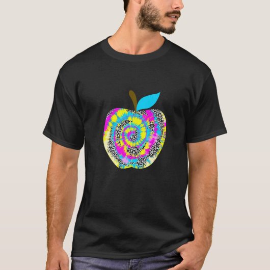 Back To School Apple Happy First Day Of School Tea T-Shirt (Vorderseite)