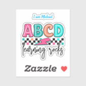 Back to School Aufkleber (Blatt)