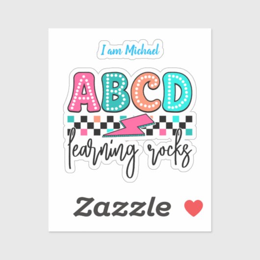 Back to School Aufkleber (Blatt)