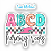 Back to School Aufkleber (Vorderseite)