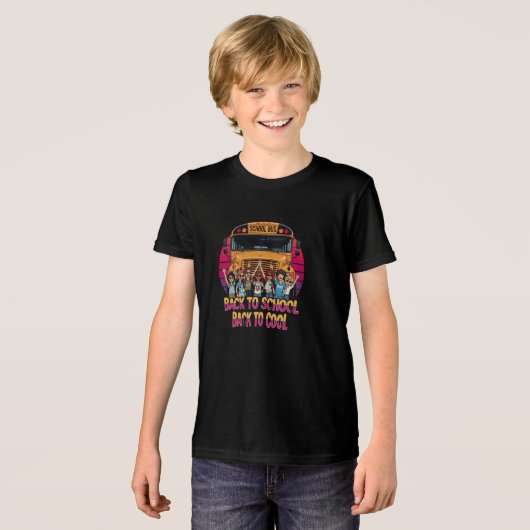 Back to School Back to Cool Kids T-Shirt Tri-Blend Shirt (Vorderseite voll)