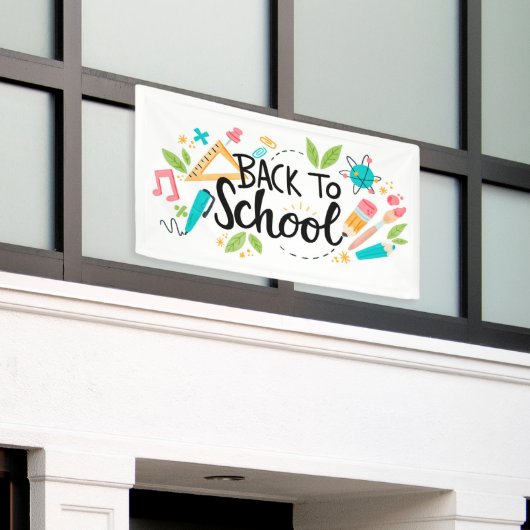 Back to School Banner (Äußeres Gebäude)