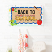 Back to School Banners Signs School Event Poster Banner (Insitu)