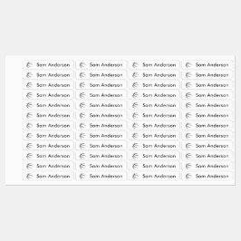 Back to School Basketball Kids Name Labels Etiketten