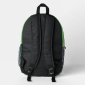 Back to School Bedruckter Rucksack (Rückseite)