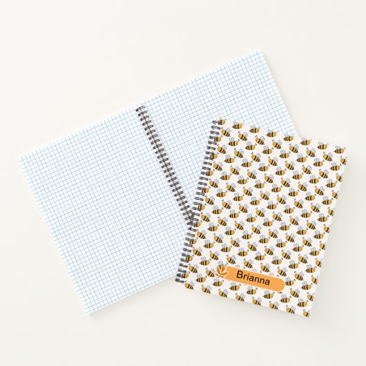 Back-to-school - Bee-Themed Spiral Notebook Notizblock (Innenseite)